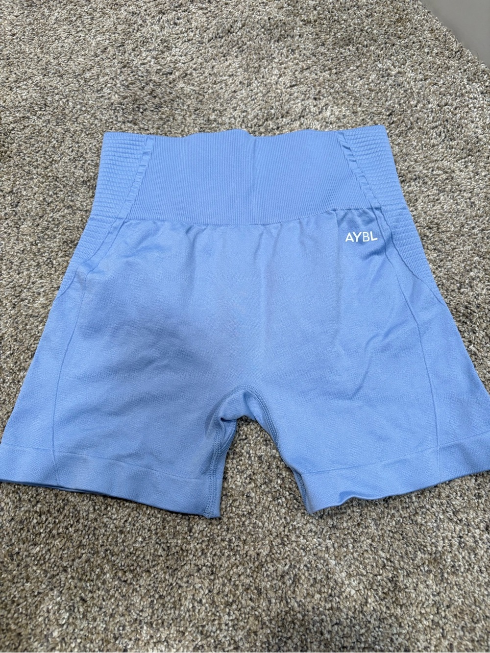 AYBL seamless shorts purple size small